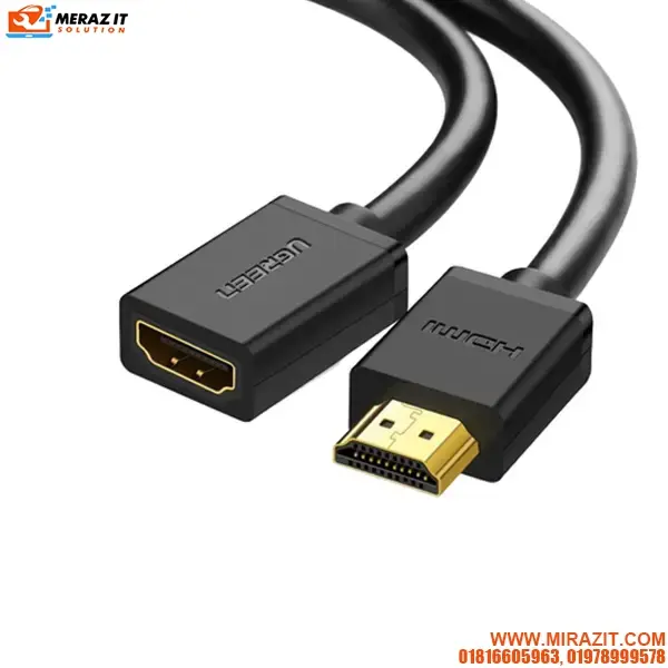 UGREEN HD107 (10142) HDMI Male to Female Cable - 2M