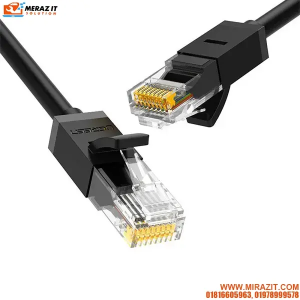 UGREEN NW102 (20159) Cat 6 U/UTP Lan Cable 1m (Black)