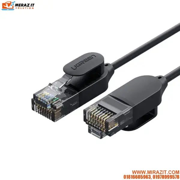 UGREEN NW122 (70332) CAT 6A Pure Copper Ethernet Cable OD2.8 1m (Black)