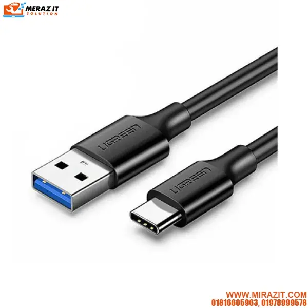 UGREEN US184 (20883) USB-C Male To USB 3.0 A 3A Data Cable - 1.5M