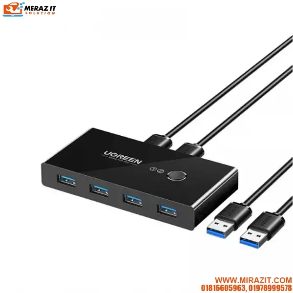 UGREEN US216 (30767) 2 In 4 Out USB 2.0 Sharing Switch Box