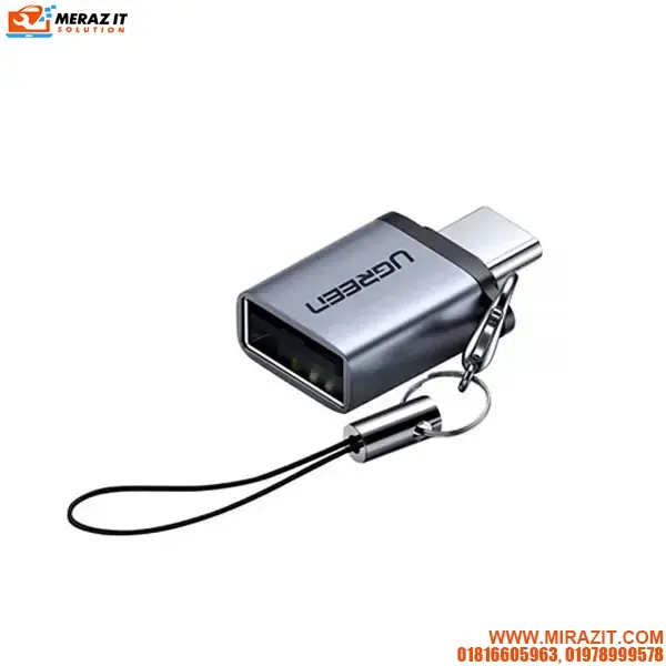 UGREEN US270 (50283) Type-C to USB 3.0 A Adapter Cable with Lanyard