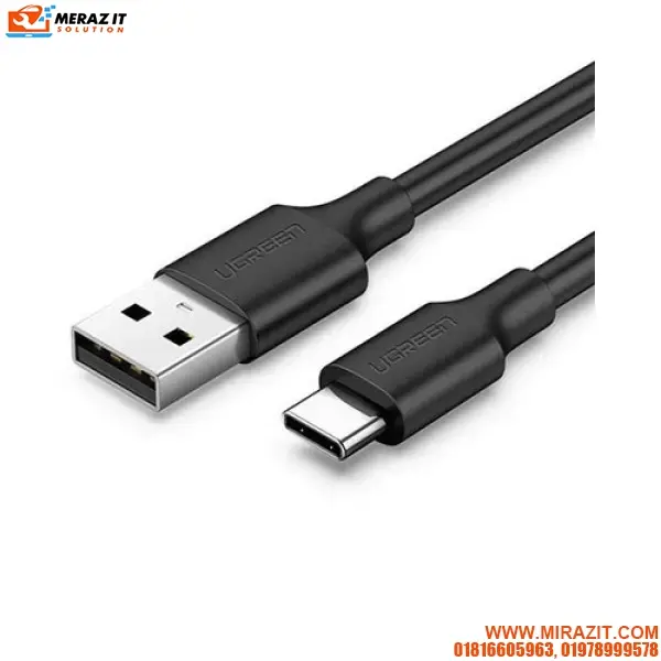 UGREEN US287 (60117) USB-C Male To USB 2.0 A Male Cable - 1.5M