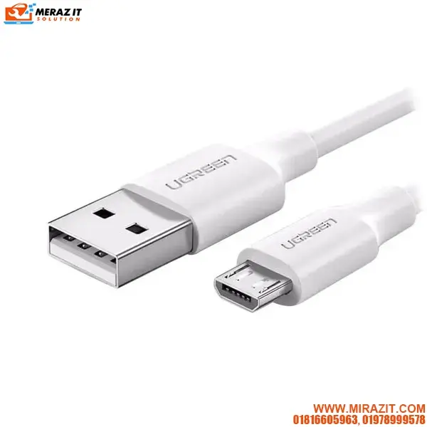UGREEN US289 (60142) USB 2.0 Male to Micro USB Data Cable - 1.5m