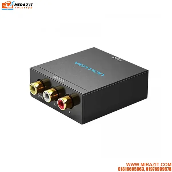 VENTION AEEB0 HDMI to RCA Converter Black Metal Type