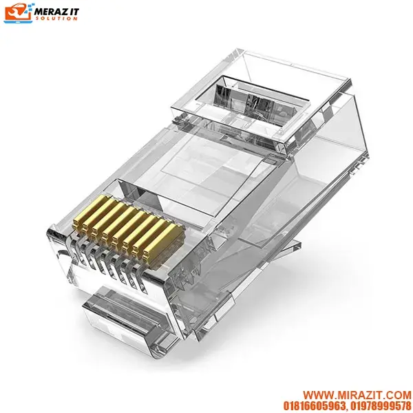 VENTION IDGR0-50 Cat.6A UTP RJ45 Modular Plug Transparent 50 Pack