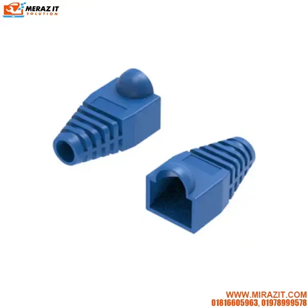 VENTION IOCL0-50 RJ45 Strain Relief Boots Blue PVC Style 50 Pack
