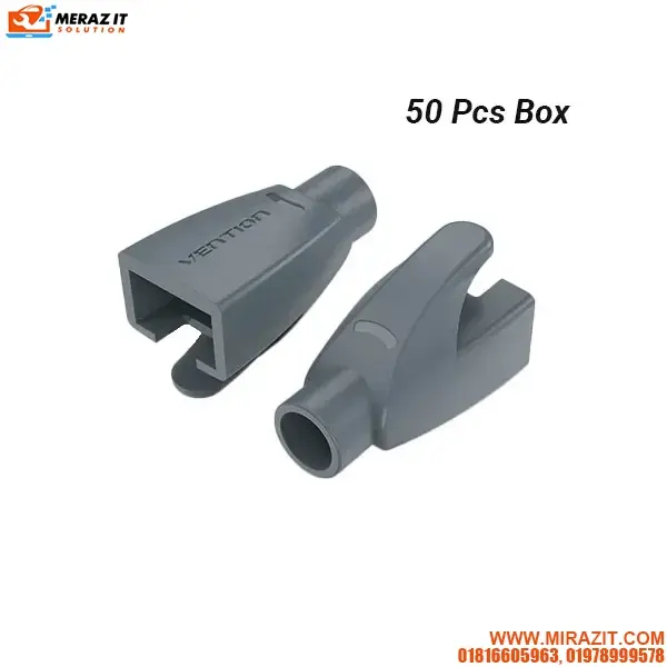 VENTION IODH0-50 RJ45 Strain Relief Boots Gray PVC Type 50 Pack
