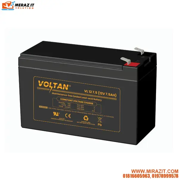 Voltan 12V 7.5AH UPS Battery