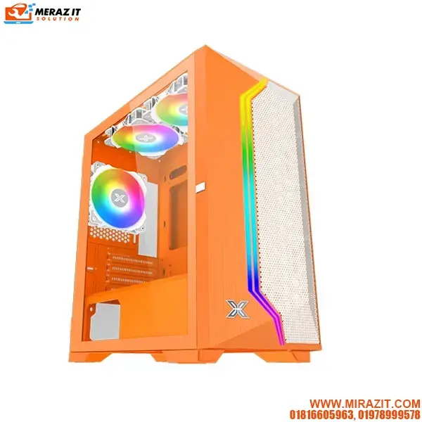 XIGMATEK Gemini II Orange mATX MINI TOWER Gaming Casing